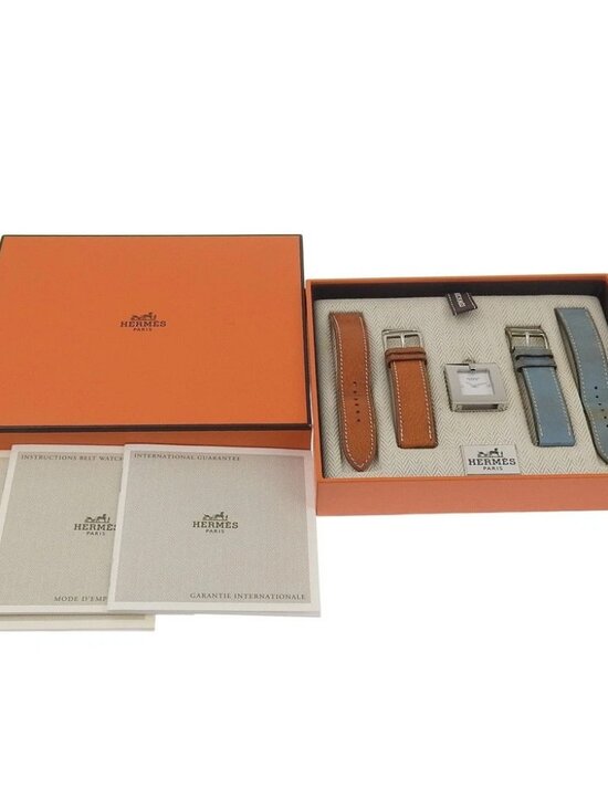HERMES Belt watch Watches BE1.210 WhiteDial Stainless Steel Quartz Analog ... main image 12